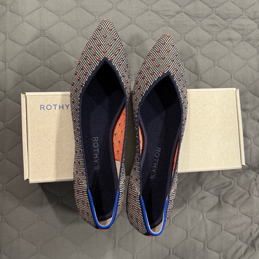 Rothy's Women's Coral Dot Flats
